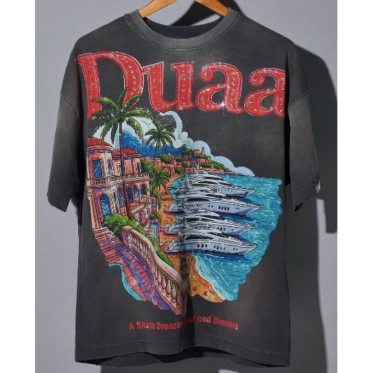 Duaa Shoreline Tee "Black"