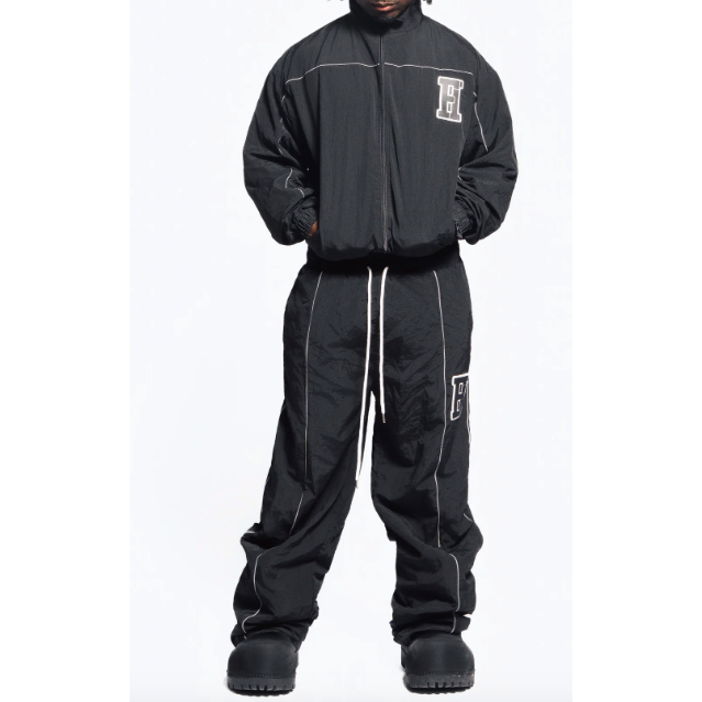 Forever Hungry Windbreaker Tracksuit Set "Black"