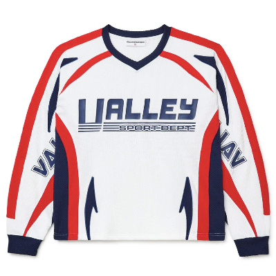 Vale Forever Motocroxxx L/S Thermal Tee "Red/Blue"
