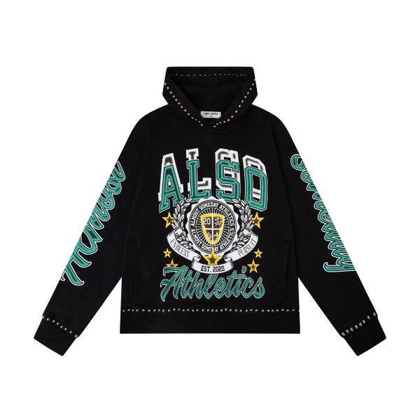 Almost Someday Athletics Hoodie "Black"