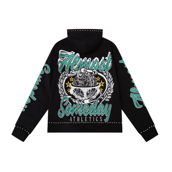 Almost Someday Athletics Hoodie "Black"