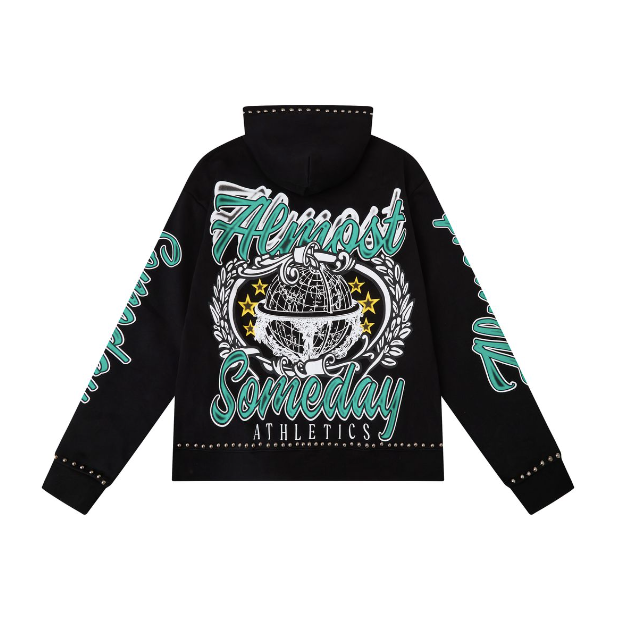 Almost Someday Athletics Hoodie "Black"