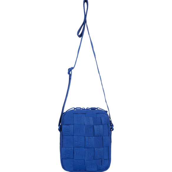 Supreme Woven Shoulder Bag "Royal Blue"