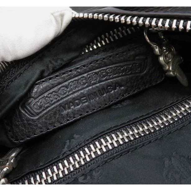 Chrome Hearts Leather Chicken Nugget Bag “Black”