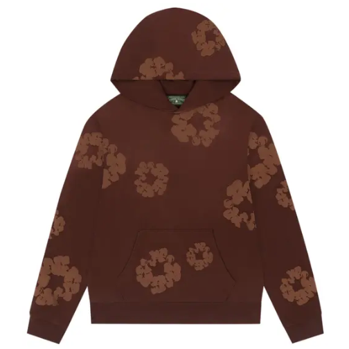 Denim Tears Mono Cotton Wreath Hoodie "Brown"