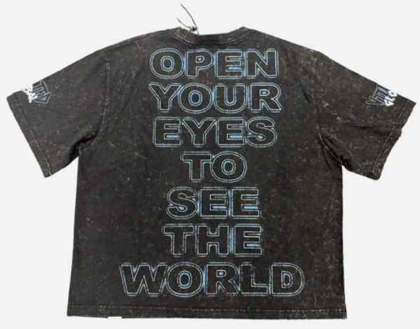 VTILTED Tears Tee "Black Wash"
