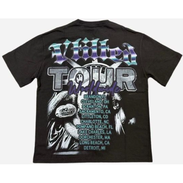 VTILTED Snaked Tee "Jet Black"