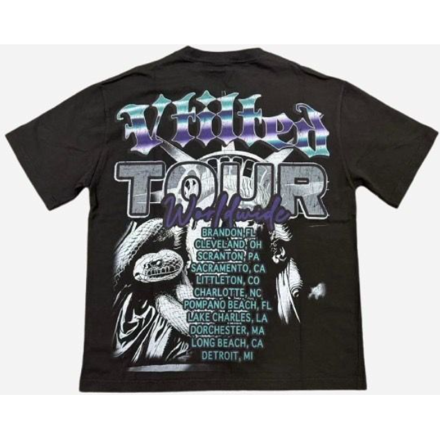 VTILTED Snaked Tee "Jet Black"