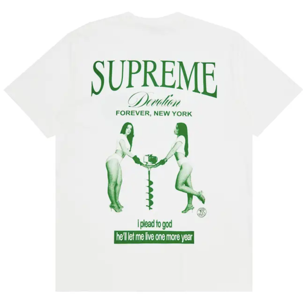 Supreme Devotion Tee "White/Green"