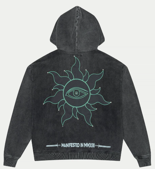 Godspeed Sunken Liberty Zip Up Hoodie "Grey Wash"