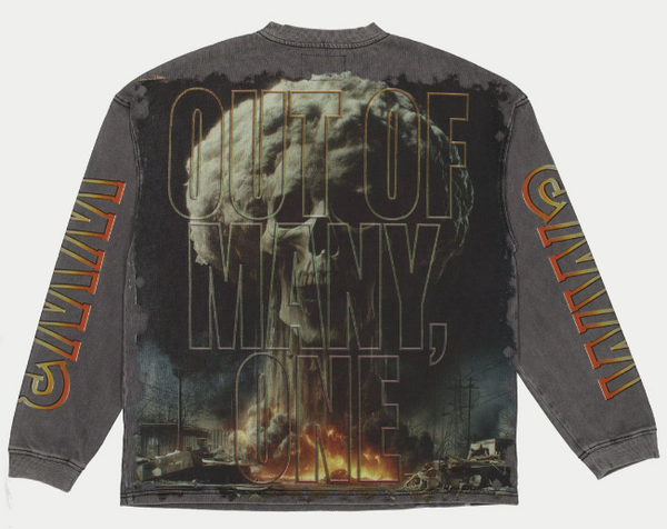 Godspeed Code Red L/S Tee "Grey Wash"