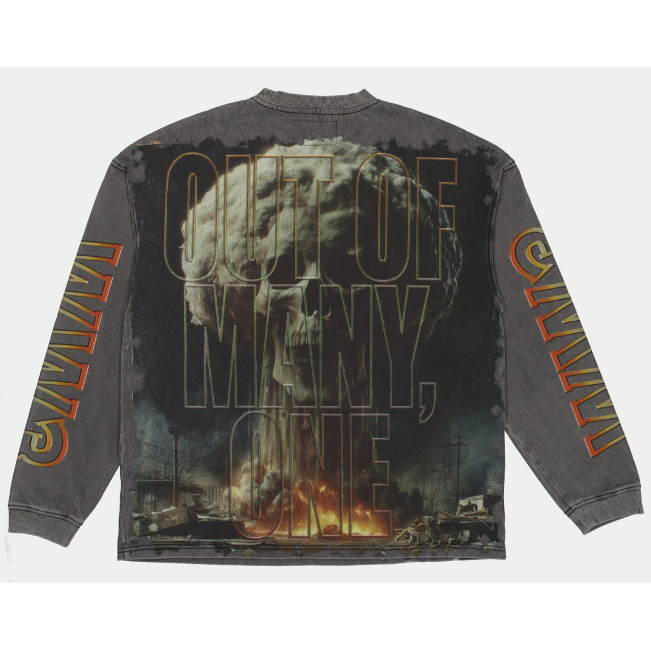Godspeed Code Red L/S Tee "Grey Wash"