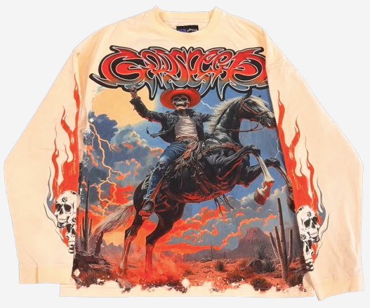 Godspeed Best Western L/S Tee "Bone"