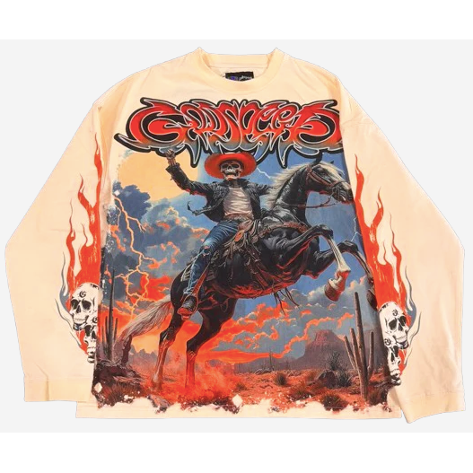 Godspeed Best Western L/S Tee "Bone"