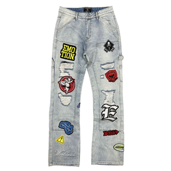 Mixed Emotion Worker Jeans "Blue"
