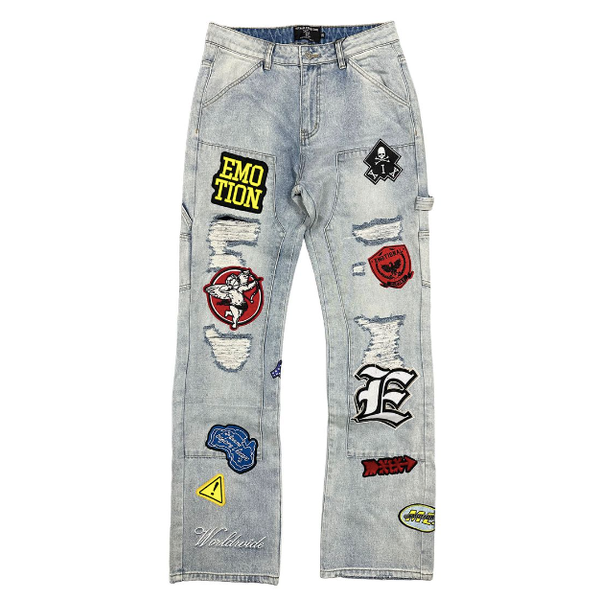 Mixed Emotion Worker Jeans "Blue"