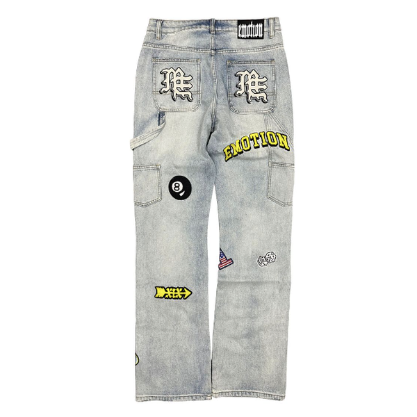Mixed Emotion Worker Jeans "Blue"
