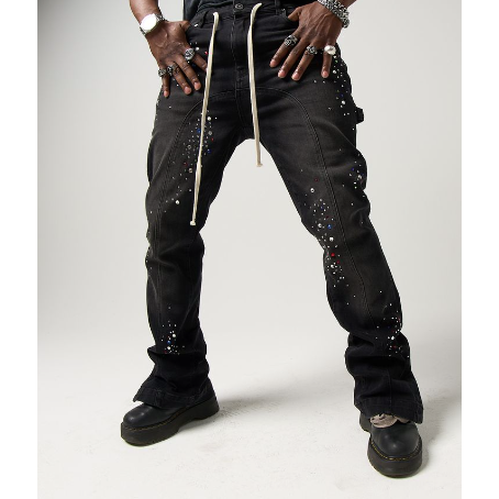 Duaa Guaidance Denim Jeans "Black"