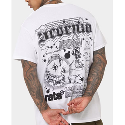 Rats Get Fat Scorpio Tee "White"