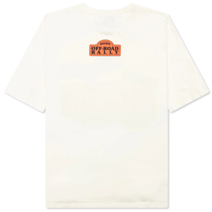 Rhude Black Hills Rally Tee "Vintage White"