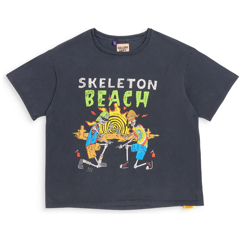 Gallery Dept. Skeleton Beach Tee "Vintage Black"