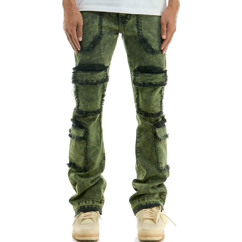 KDNK Tetra Skinny Cargo Pants "Green"