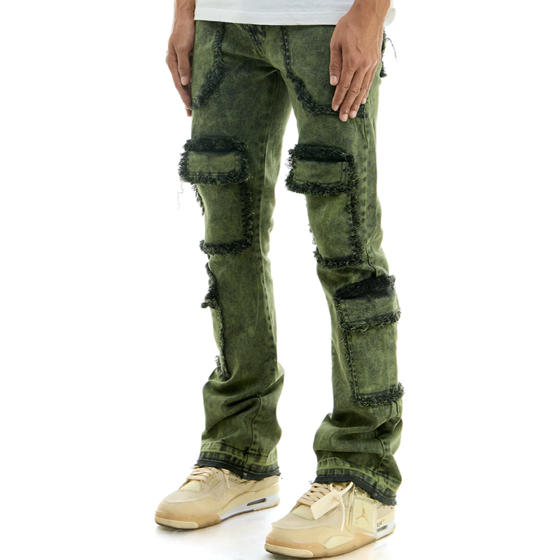 KDNK Tetra Skinny Cargo Pants "Green"