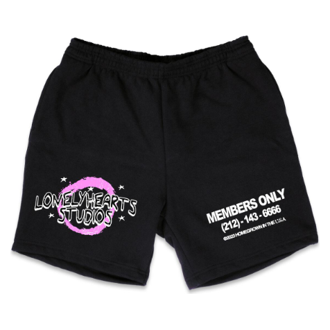 Lonely Hearts Club Studio Sweatshorts “Black”