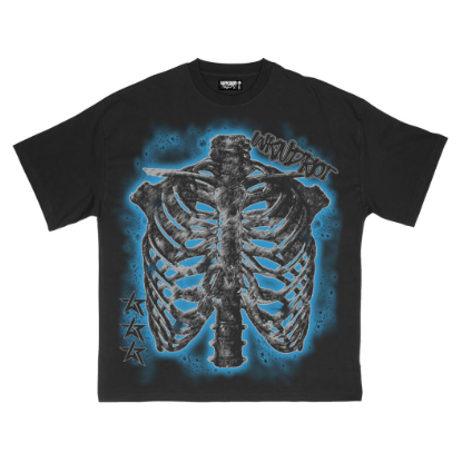 WKNDRIOT Skeleton Tee “Black”