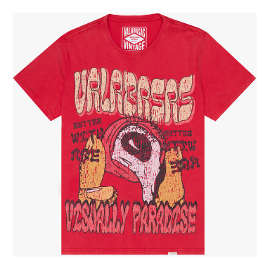 Valabasas V Paradise Vintage Tee "Red"