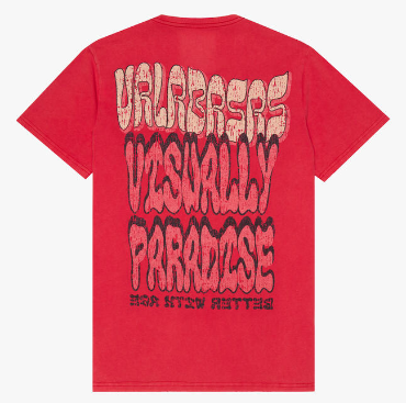 Valabasas V Paradise Vintage Tee "Red"