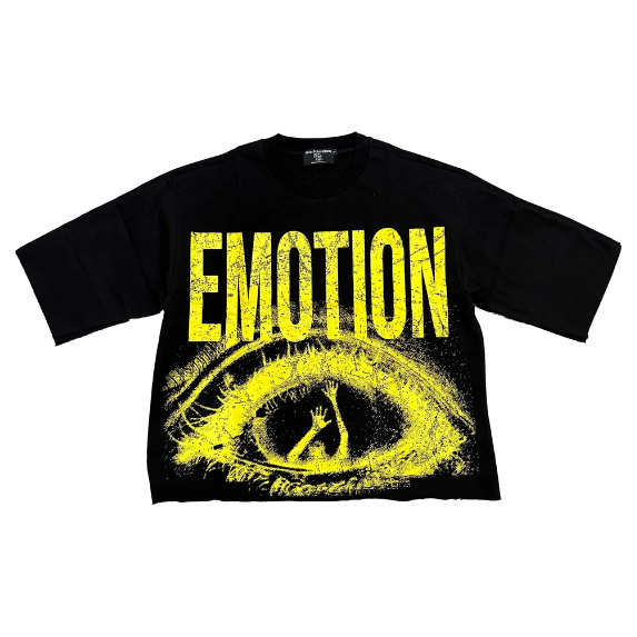 Mixed Emotion Trapped Cropped Tee