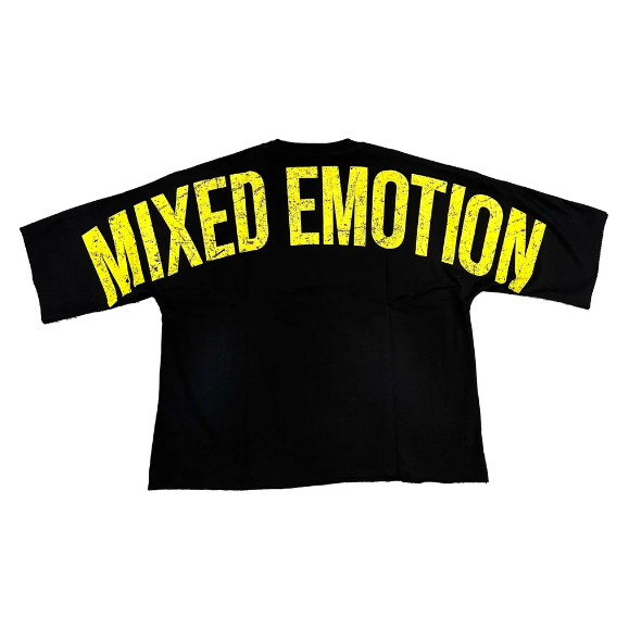 Mixed Emotion Trapped Cropped Tee