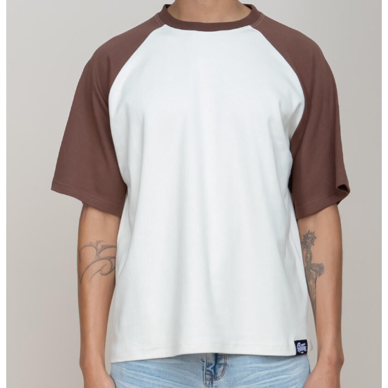 EPTM Boxy Raglan Tee "Brown"