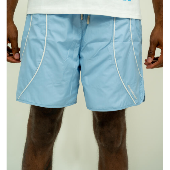 Retrovert Nylon Track Shorts "Blue"