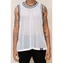 EPTM Crochet Tank Tee "White"