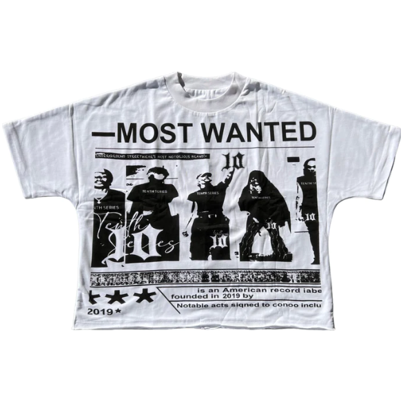 Tenth Series Most Wanted Tee "White"