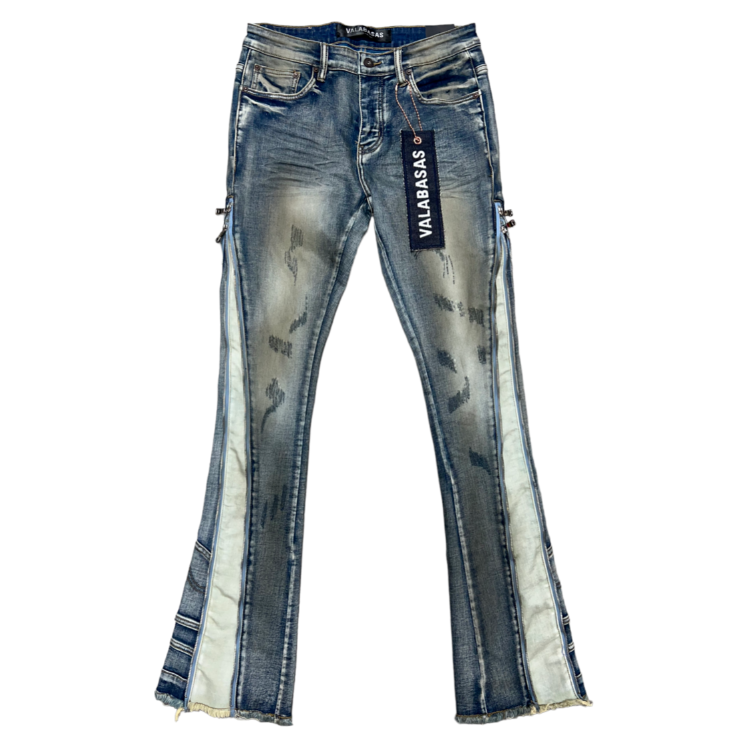 Valabasas Adapt Stacked Zip Jeans "Blue"