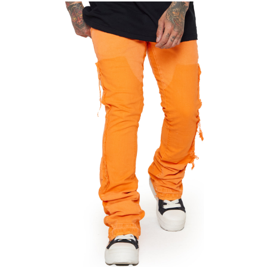 Valabasas Alpha Stacked Jeans "Orange"