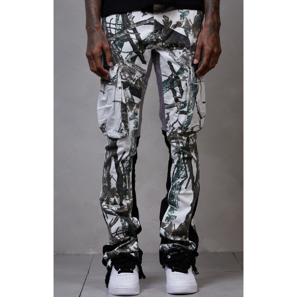 GFTD LA White Tree Stacked Jeans