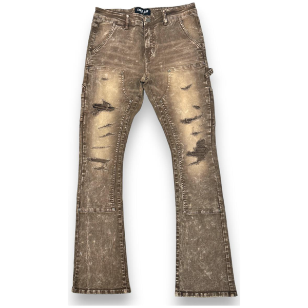 ESNTL LAB Coconut Stacked Jeans