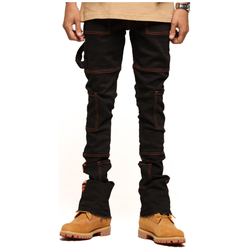 Pheelings Defying Odds Stacked Jeans "Black/Orange"