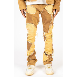 Pheelings Left In The Past Stacked Jeans "Khaki"