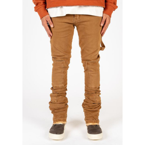 Pheelings Vibrant Visions Stacked Jeans "Dark Khaki"