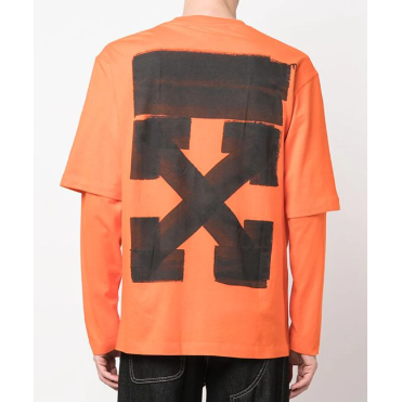 Off-White Jumbo Marker L/S Tee "Orange"