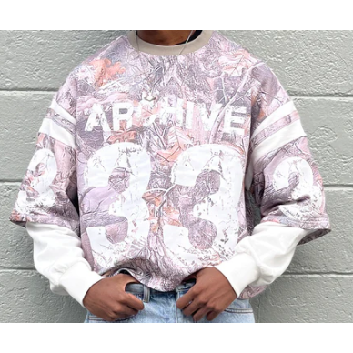 Hype Dept. Archive #33 Layered L/S Tee "Camo"