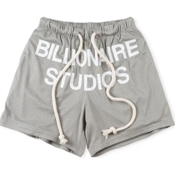 Billionaire Studios Blackout Bill Net Shorts “Grey"