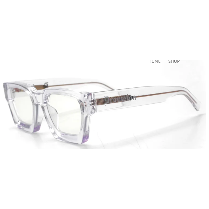 Drovision Clear Blue Light Sunglasses "Gold"