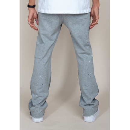 EPTM French Terry Carpenter Sweatpants "Grey"