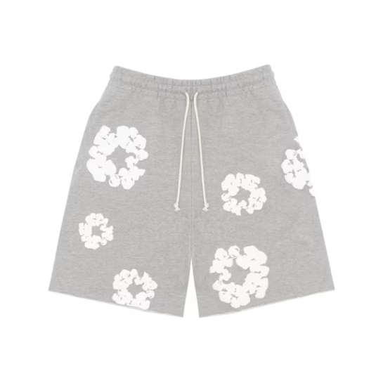 Denim Tears Cotton Wreath Shorts "Grey"